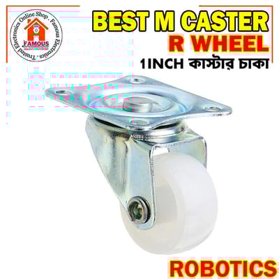 Nylon Omni Directional 1 Inch Caster Wheel