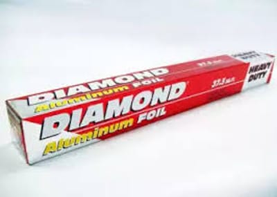 Aluminum Diamond Foil Paper 37.5 SQ.FT.