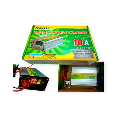DI-1210A lifepo4 lithium Phosphate Battery Charger Digital Intelligent 12V 10A Automatic Battery Charger