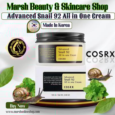 👉🔰Cosrx Advanced Snail 92 All in One Cream (100g)