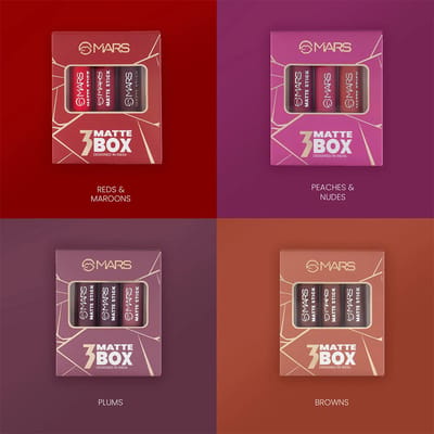 Mars 3ps Bullet Lipstick Set