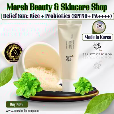 👉🔰Beauty Of Joseon Sunscreen: Rice + Probiotics Spf 50+ (50ml)