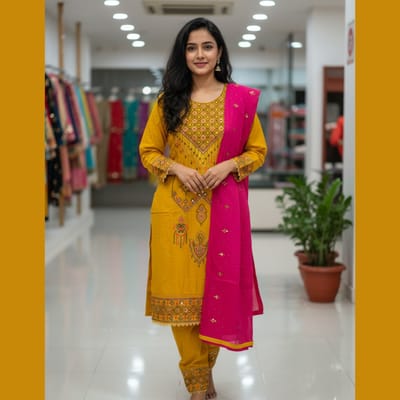 Pakistani Inspired Readymade Sequence 3Piece Set