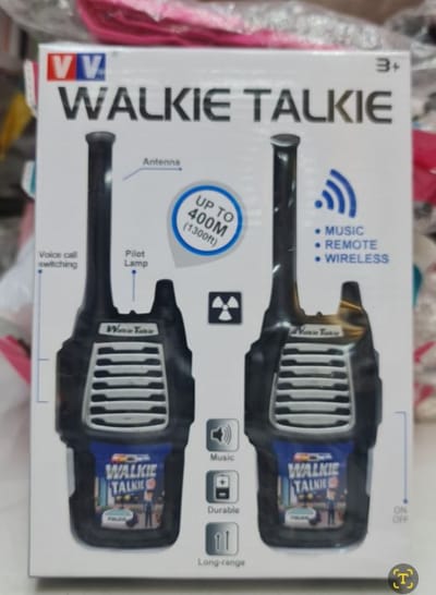 Walkie Talkie Toy – Long Range Wireless Communication Set – Kids Police Set