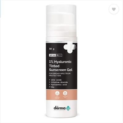 The Derma Co tinted sun gel - Image 1