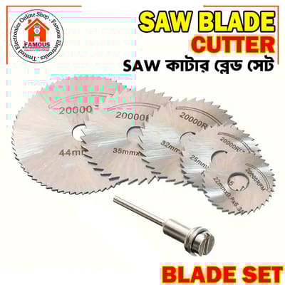 6PCS HSS Circular Saw Blade High Speed Steel Drill Rotary Tool Cutting Disc For Metal Wood Cutter Disk Power Tools Set Kit