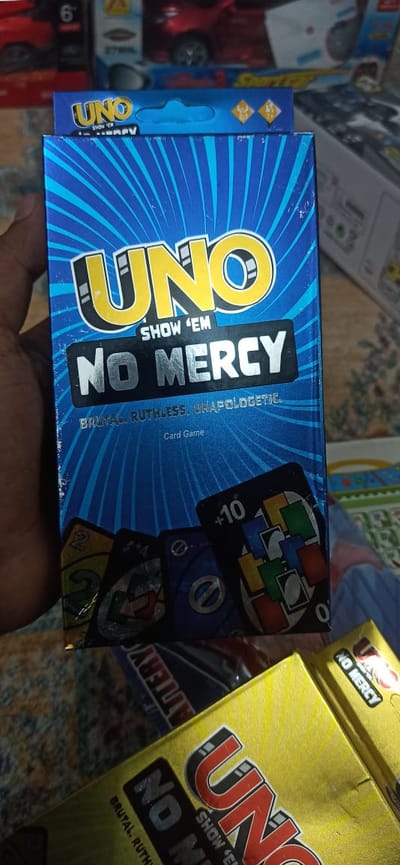 UNO No Mercy Card Game – Family Fun Party Cards (Show ‘Em Edition)