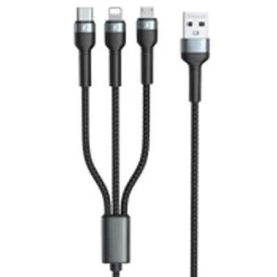 Remax Kingpin Series 3.1A 3-in-1 Charging Cable RC-092th