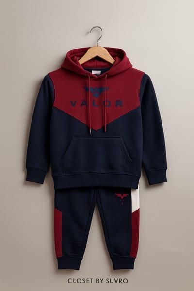 Kids Hoddie Set V Contrast - Image 5