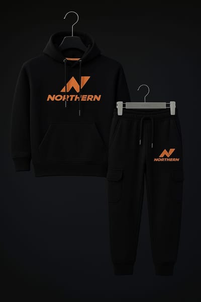 Kids Hoddie Set ( Norther Black) - Image 6