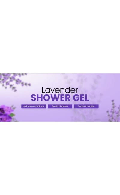 Skin’O Lavender Soothing Shower Gel 220ml - Image 2