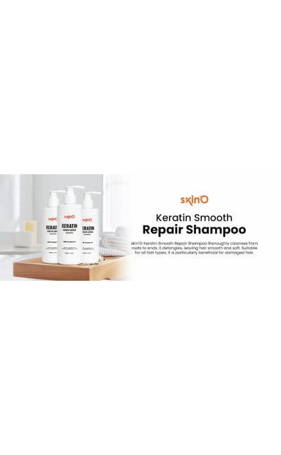 Skin’O Keratin Smooth Repair Shampoo 200ml - Image 2