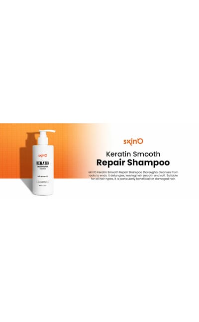 Skin’O Keratin Smooth Repair Shampoo 200ml - Image 4