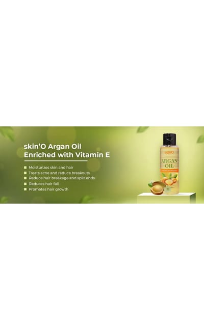 Skin’O Argan Oil Enriched With Vitamin E 100 ml - Image 2