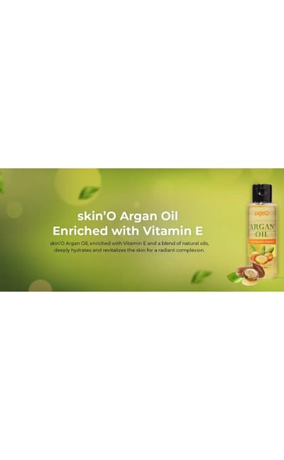 Skin’O Argan Oil Enriched With Vitamin E 100 ml - Image 4