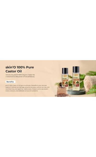 Skin’O 100% Pure Castor Oil 120 ml - Image 3