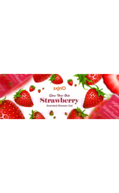 Skin’O Glow Your Skin Strawberry Scented Shower Gel - Image 2