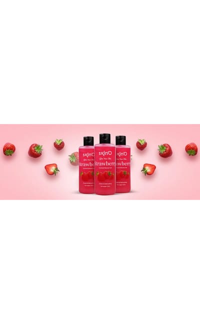 Skin’O Glow Your Skin Strawberry Scented Shower Gel - Image 3