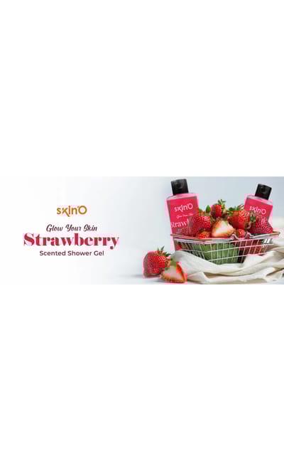 Skin’O Glow Your Skin Strawberry Scented Shower Gel - Image 4