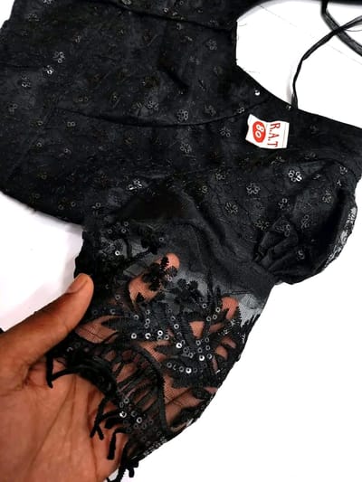 পানিপাত্তি লেস ব্লাউজ - Image 7