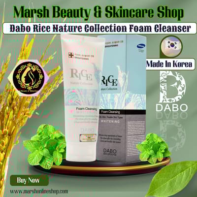 👉🔰Dabo Rice Nature Collection Foam Cleanser(150 ml)