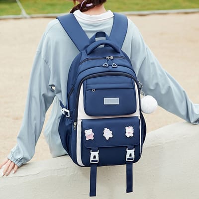 Kids Backpack Children School Bags for Girls Orthopedic Waterproof Primary Schoolbag Book Bag - Image 1