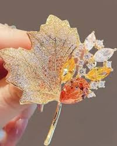 Maple Leaf Brooch