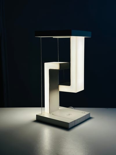 Anti-Gravity LED Desk Lamp with Wireless Charger