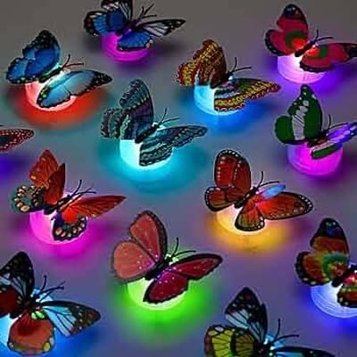 3D Lighting Luminous Butterfly Wall Stickers