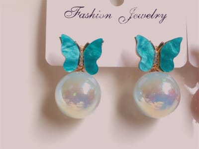 China Butterfly earrings
