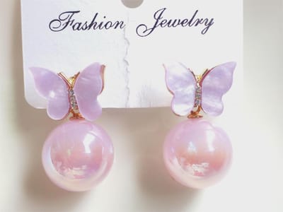 China Butterfly earrings