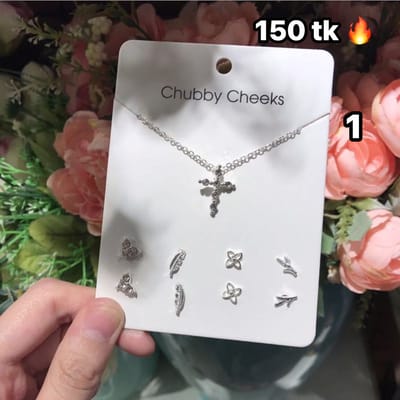 Silver Pendent Set-NS4213