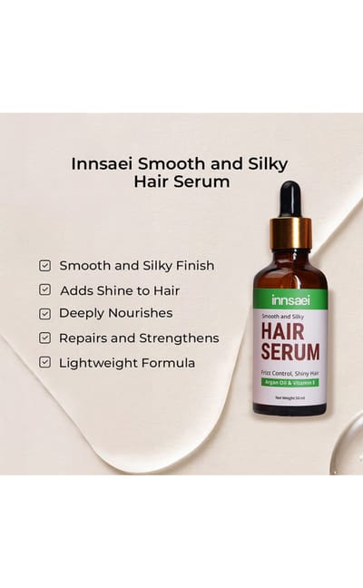 Innsaei Smooth and Silky Hair Serum 50ml - Image 3