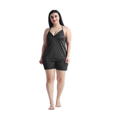 ৬-পিস নাইট ওয়্যার সেট (কালো) - Image 7