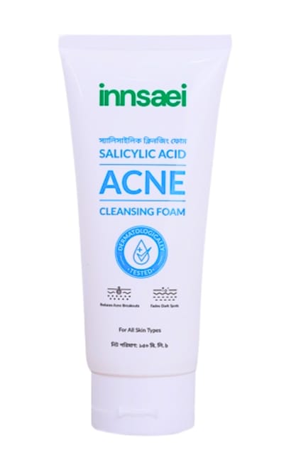 Innsaei  Salicylic Acid Acne Solution Cleansing Foam 150ml - Image 1