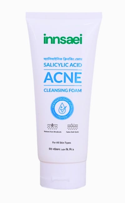 Innsaei  Salicylic Acid Acne Solution Cleansing Foam 150ml - Image 2