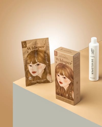 Kota Cosmetics Hair Color Cream WHISPER-Light Ash Blonde - Image 3