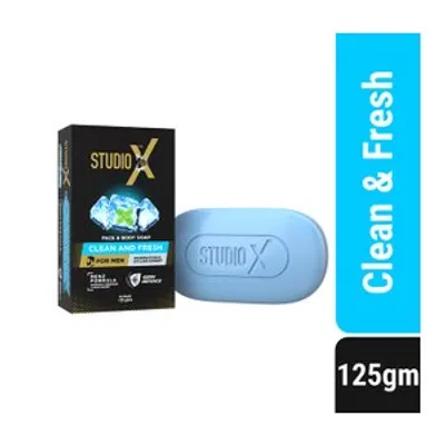 Studio X Clean & Fresh Soap For Men 125gm