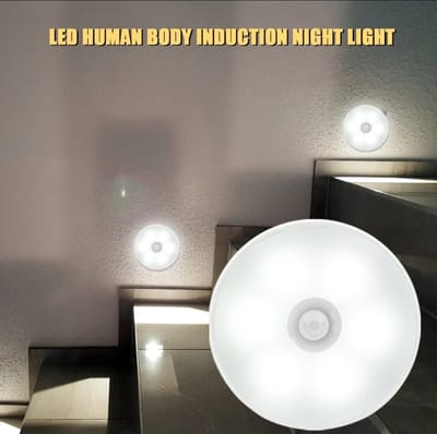 Smart PIR Motion Sensor LED Night Light Rechargeable
