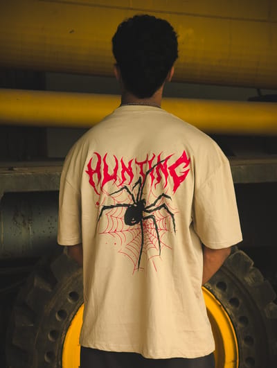 Hunting //unisex // Brown  Oversized t-shirt - Image 2