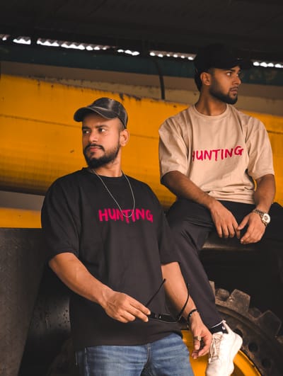 Hunting //unisex // Brown  Oversized t-shirt - Image 3