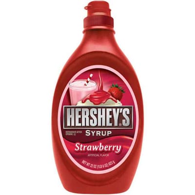 Strawberry Syrup Hershey's 623gm BD.