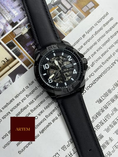 Fossil Bronson Automatic Black AA