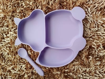 Silicon Cat Plate with spoon(High Quality)