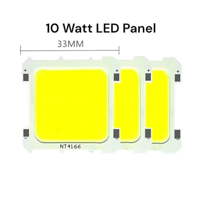 YD-30 10W White Mini COB LED Chip – 33x33mm – DC 3.7V/5V SMD Bead Light
