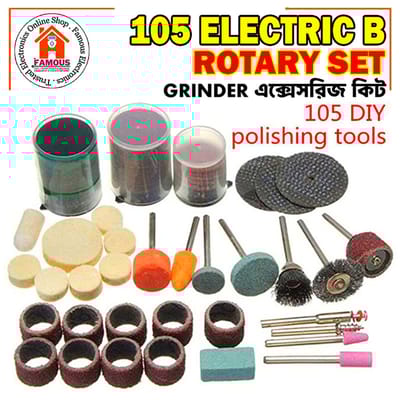 105PCS Electric Mini Grinder Accessory Kit