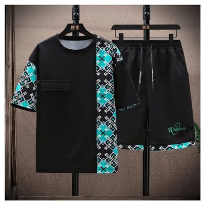 Combo Half T-Shirt And 3 Quarter Pants For Man