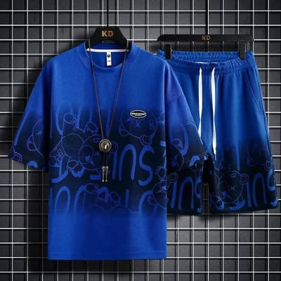 Combo Half T-Shirt And 3 Quarter Pants For Man