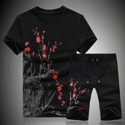 Combo Half T-Shirt And 3 Quarter Pants For Man - Image 1