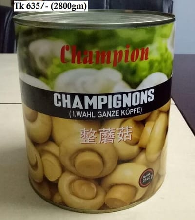Champion Mushroom big can 2840ml.